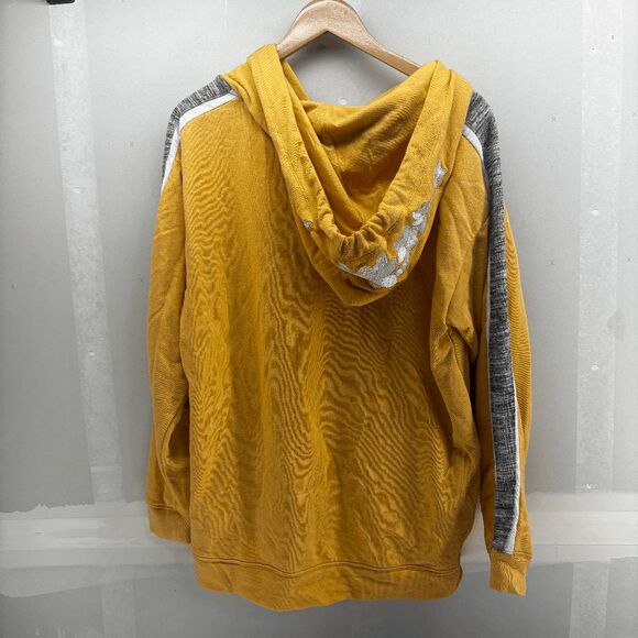 Victoria’s Secret Pink 1/4 Zip French Terry Soft Knit Hoodie Sweatshirt Large - Picture 3 of 8